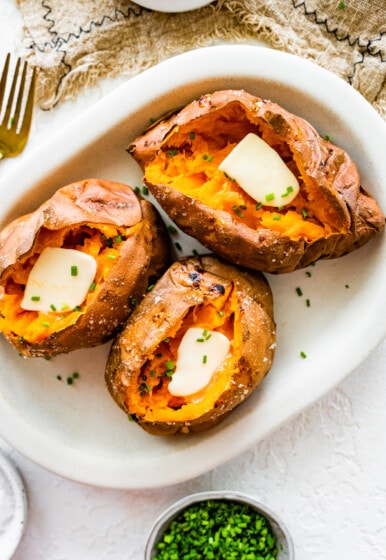 You are currently viewing Baked Sweet Potato