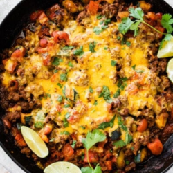 Ground Beef and Squash Skillet